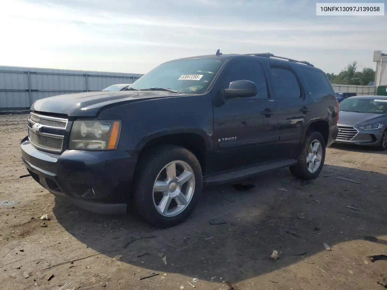 2007 Chevrolet Tahoe K1500 VIN: 1GNFK13097J139058 Lot: 63067285