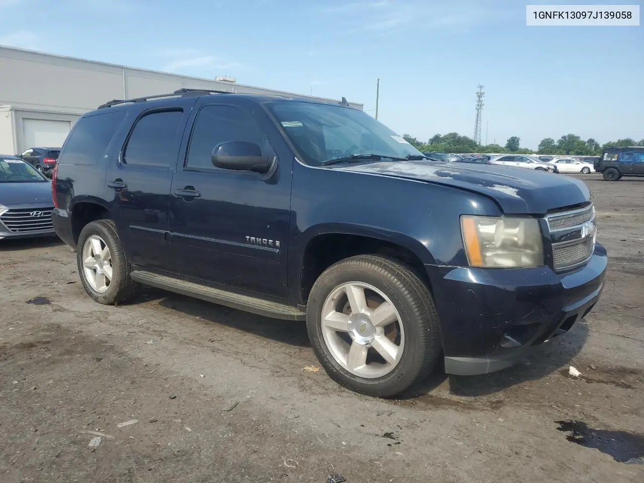 2007 Chevrolet Tahoe K1500 VIN: 1GNFK13097J139058 Lot: 63067285