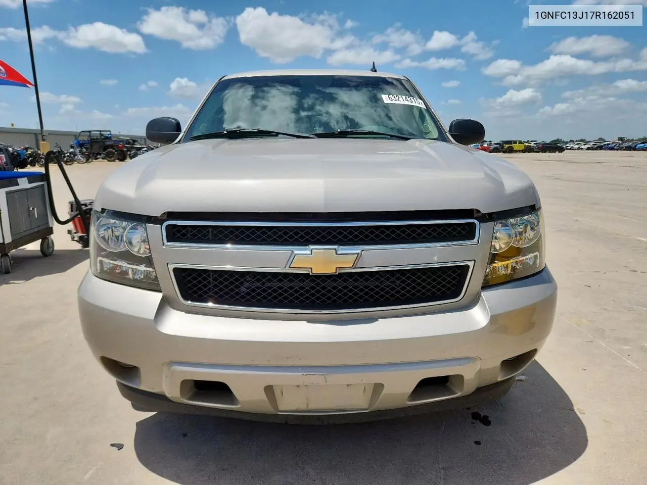2007 Chevrolet Tahoe C1500 VIN: 1GNFC13J17R162051 Lot: 63214315