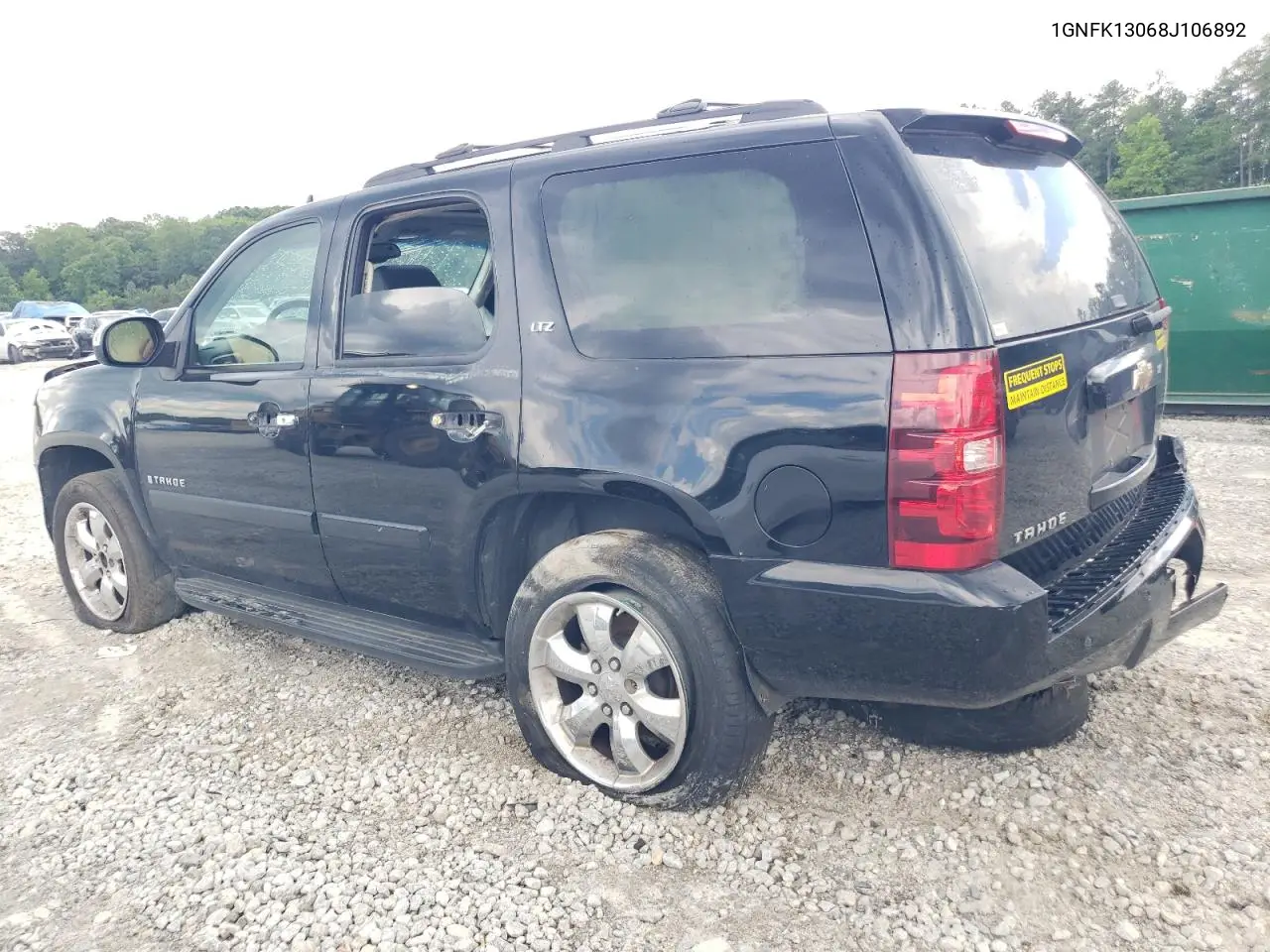 2008 Chevrolet Tahoe K1500 VIN: 1GNFK13068J106892 Lot: 56372745