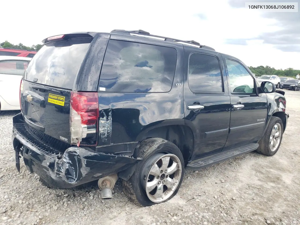 2008 Chevrolet Tahoe K1500 VIN: 1GNFK13068J106892 Lot: 56372745