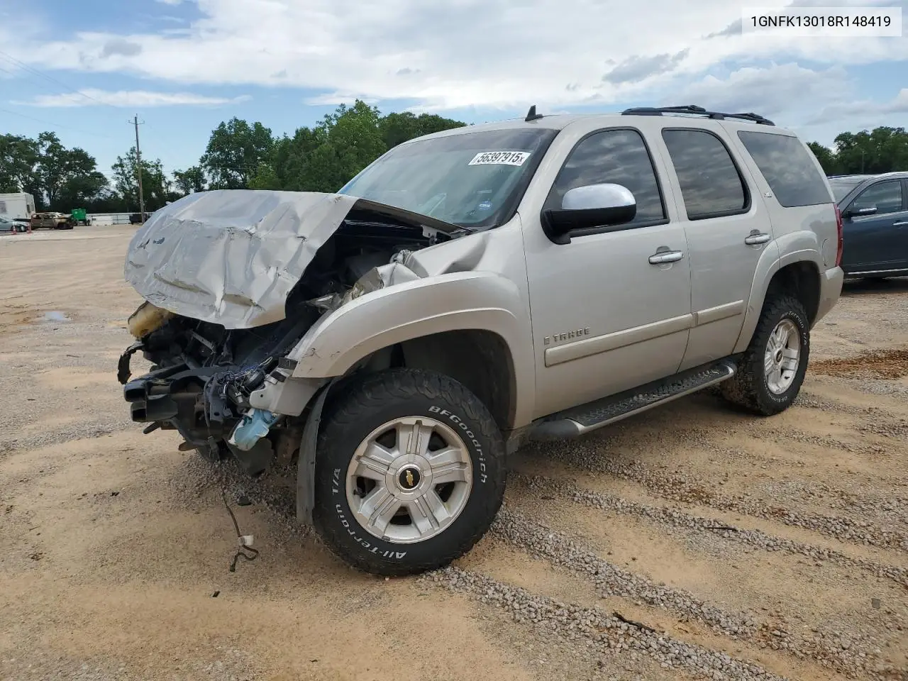 2008 Chevrolet Tahoe K1500 VIN: 1GNFK13018R148419 Lot: 56397915