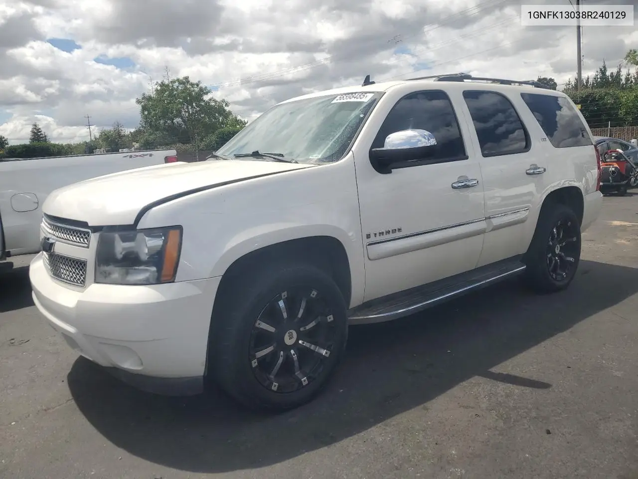 2008 Chevrolet Tahoe K1500 VIN: 1GNFK13038R240129 Lot: 56598485