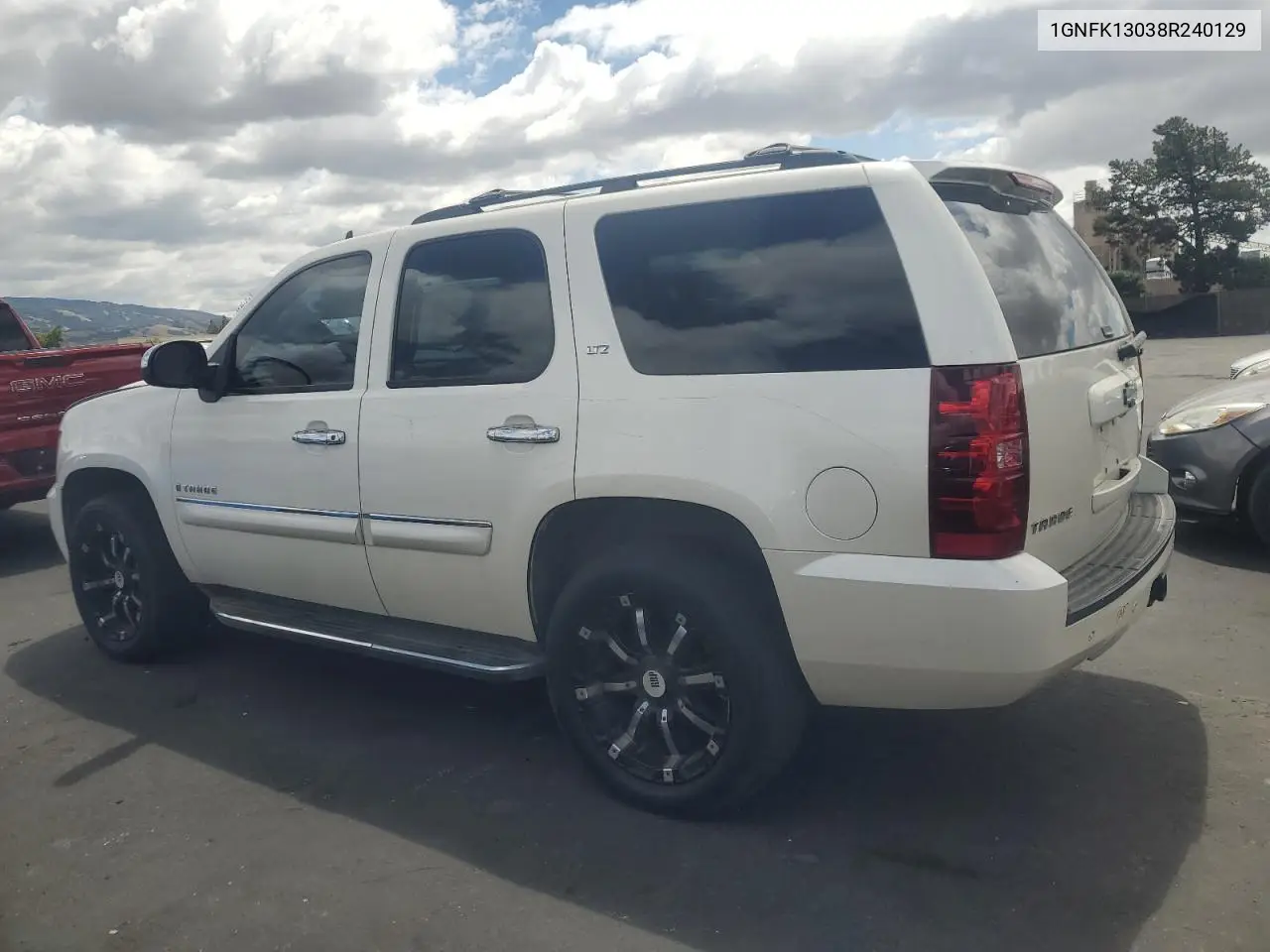 2008 Chevrolet Tahoe K1500 VIN: 1GNFK13038R240129 Lot: 56598485