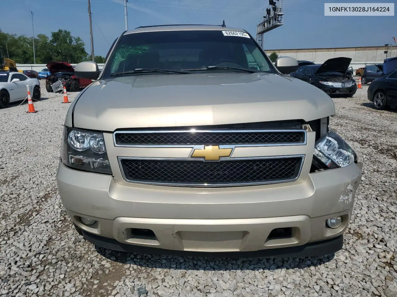 2008 Chevrolet Tahoe K1500 VIN: 1GNFK13028J164224 Lot: 62662195