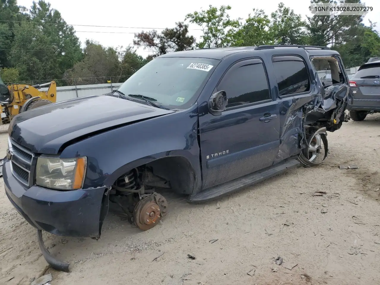 2008 Chevrolet Tahoe K1500 VIN: 1GNFK13028J207279 Lot: 62740385