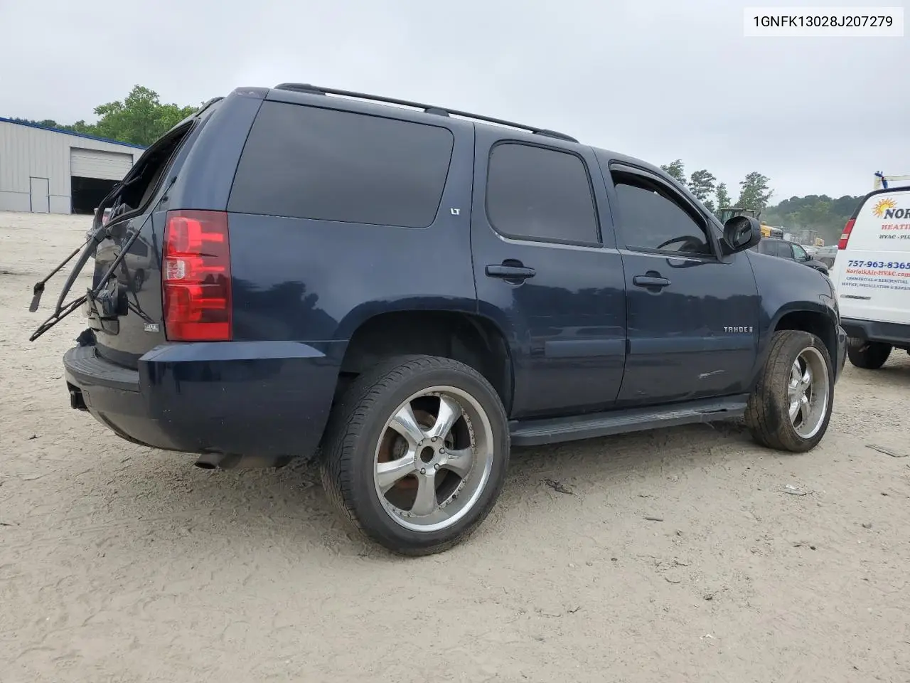 2008 Chevrolet Tahoe K1500 VIN: 1GNFK13028J207279 Lot: 62740385