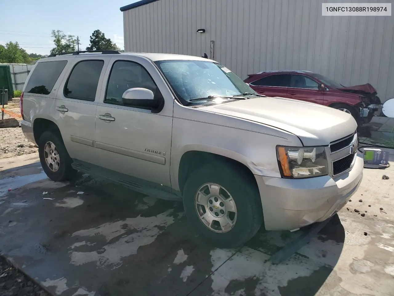 2008 Chevrolet Tahoe C1500 VIN: 1GNFC13088R198974 Lot: 62880685