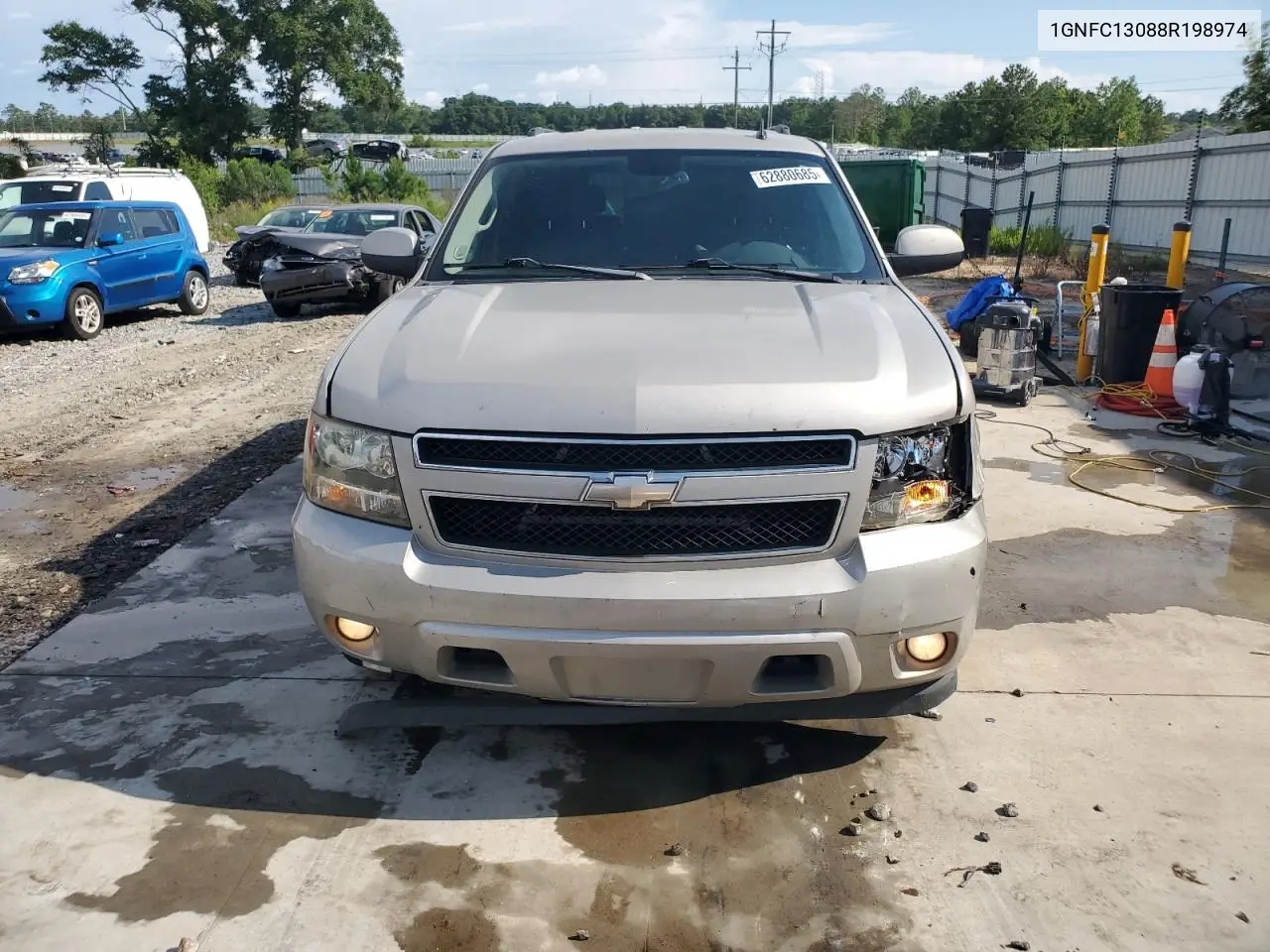 2008 Chevrolet Tahoe C1500 VIN: 1GNFC13088R198974 Lot: 62880685