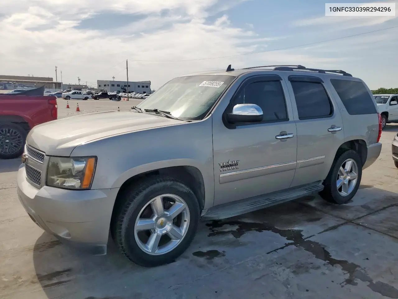 2009 Chevrolet Tahoe C1500 Ltz VIN: 1GNFC33039R294296 Lot: 57059255