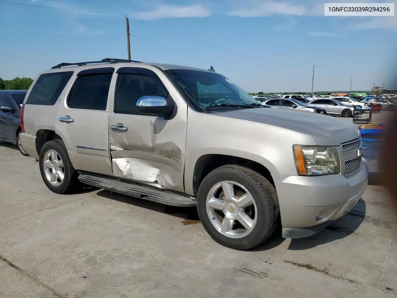2009 Chevrolet Tahoe C1500 Ltz VIN: 1GNFC33039R294296 Lot: 57059255