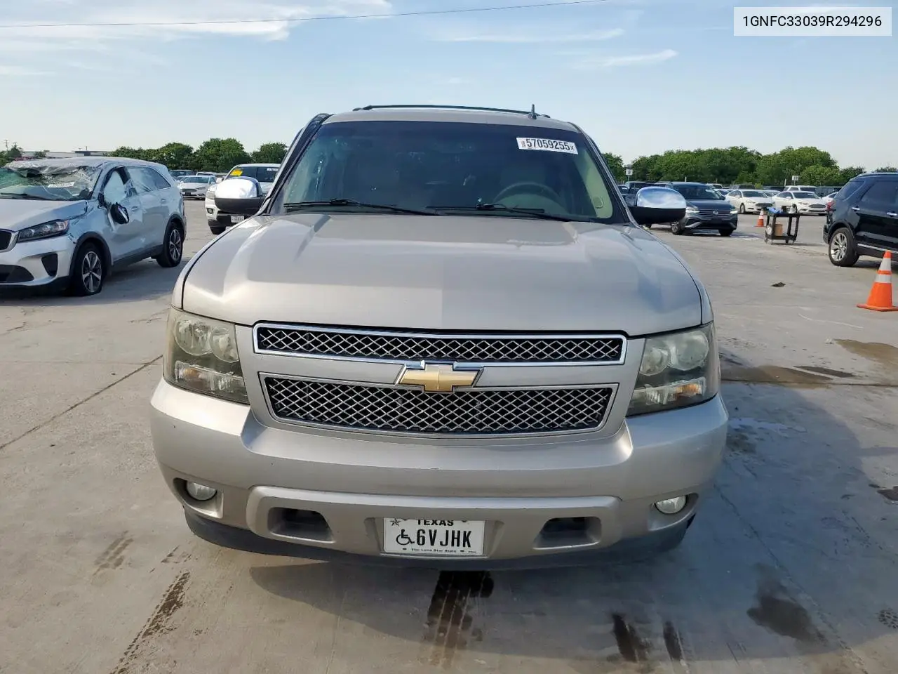 2009 Chevrolet Tahoe C1500 Ltz VIN: 1GNFC33039R294296 Lot: 57059255