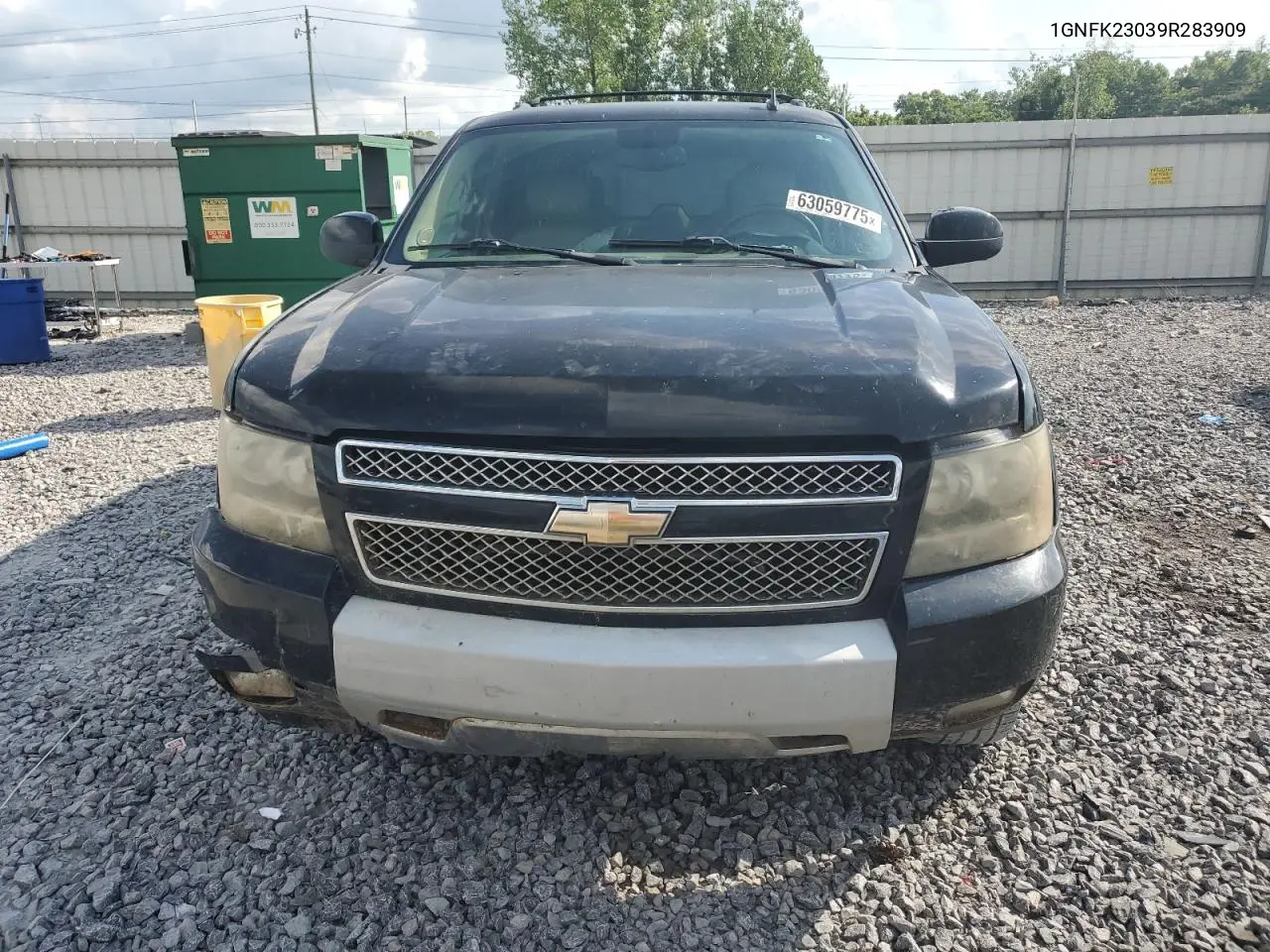 2009 Chevrolet Tahoe K1500 Lt VIN: 1GNFK23039R283909 Lot: 63059775