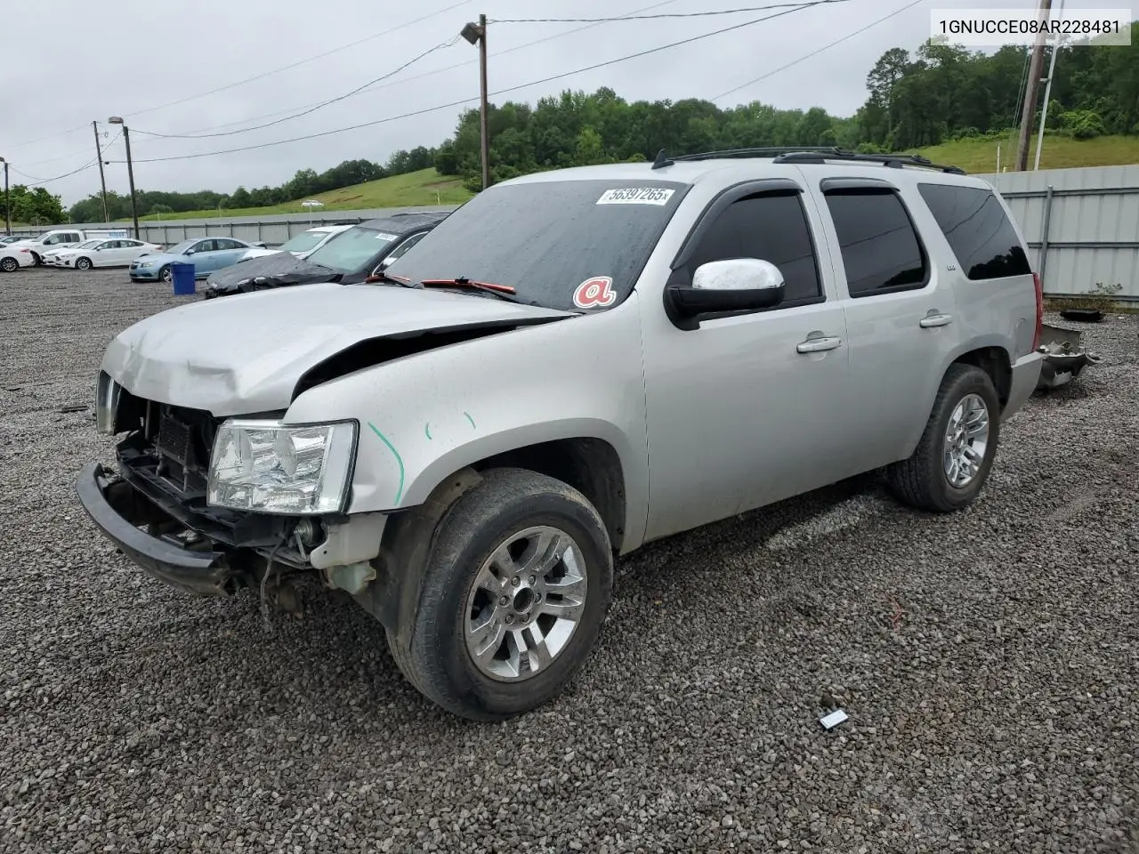 2010 Chevrolet Tahoe C1500 Ltz VIN: 1GNUCCE08AR228481 Lot: 56397265