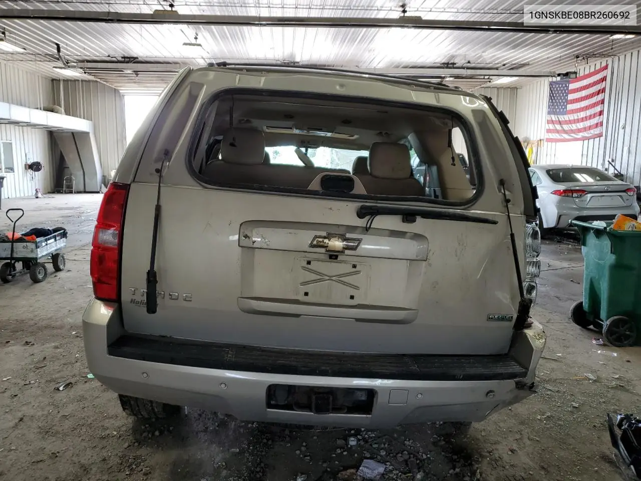 2011 Chevrolet Tahoe K1500 Lt VIN: 1GNSKBE08BR260692 Lot: 59164075