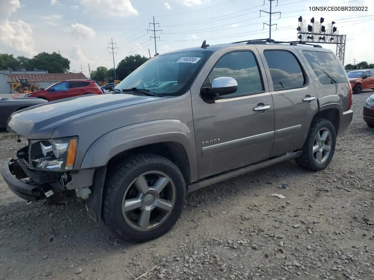 2011 Chevrolet Tahoe K1500 Ltz VIN: 1GNSKCE00BR203022 Lot: 61963055