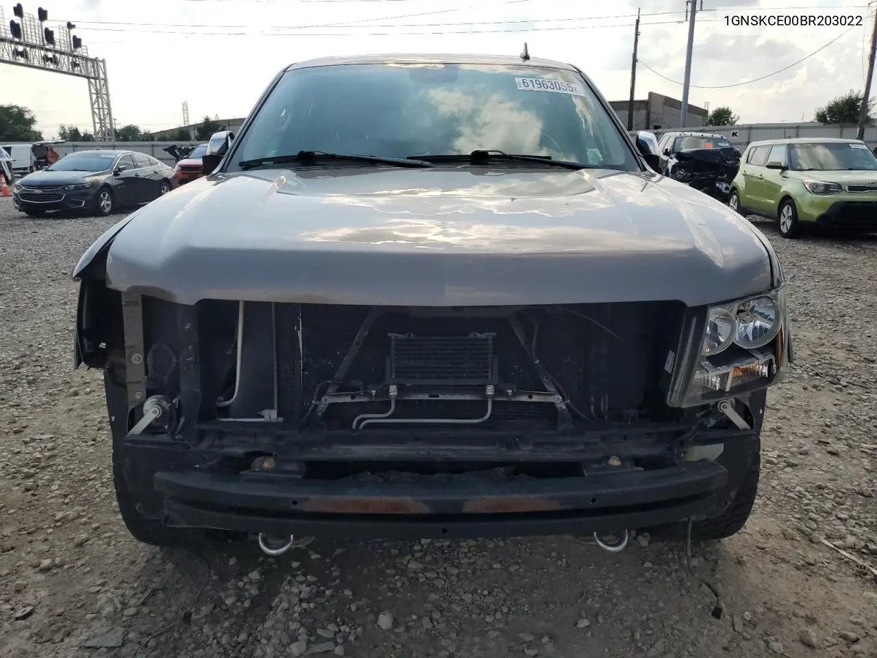 2011 Chevrolet Tahoe K1500 Ltz VIN: 1GNSKCE00BR203022 Lot: 61963055