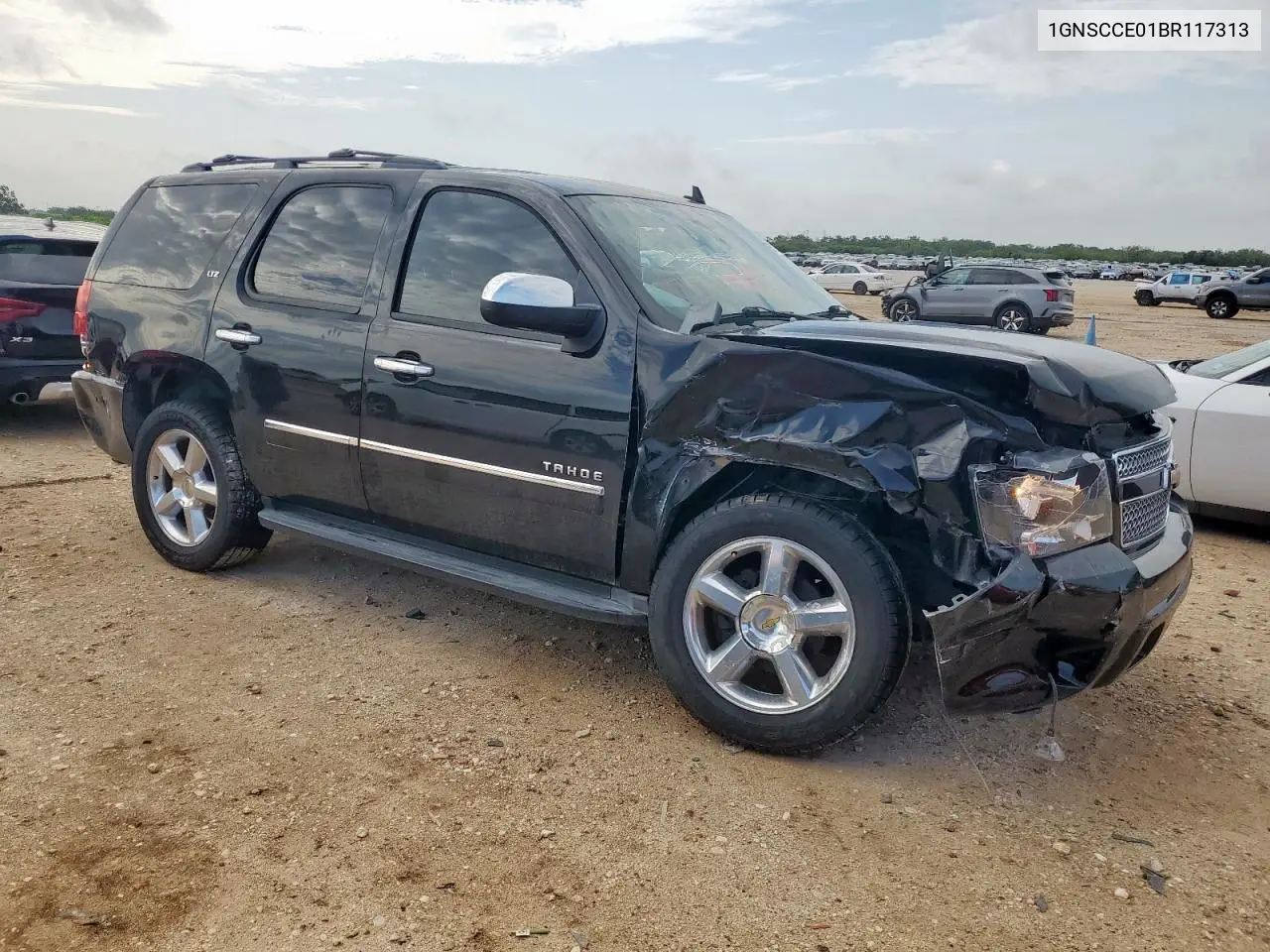 2011 Chevrolet Tahoe C1500 Ltz VIN: 1GNSCCE01BR117313 Lot: 63123425