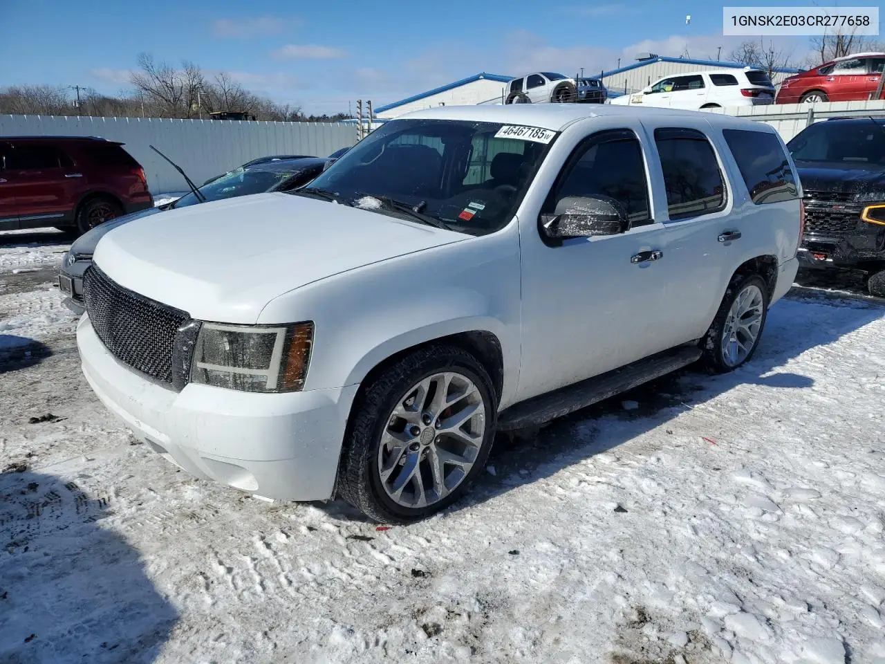 2012 Chevrolet Tahoe Special VIN: 1GNSK2E03CR277658 Lot: 46467185