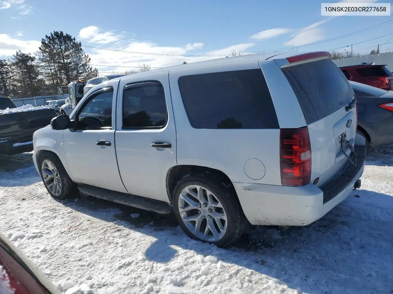 2012 Chevrolet Tahoe Special VIN: 1GNSK2E03CR277658 Lot: 46467185