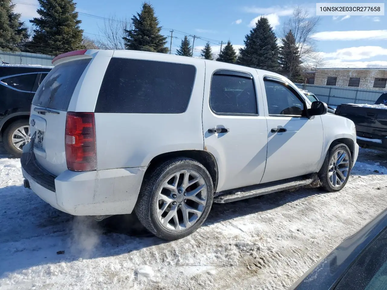 2012 Chevrolet Tahoe Special VIN: 1GNSK2E03CR277658 Lot: 46467185