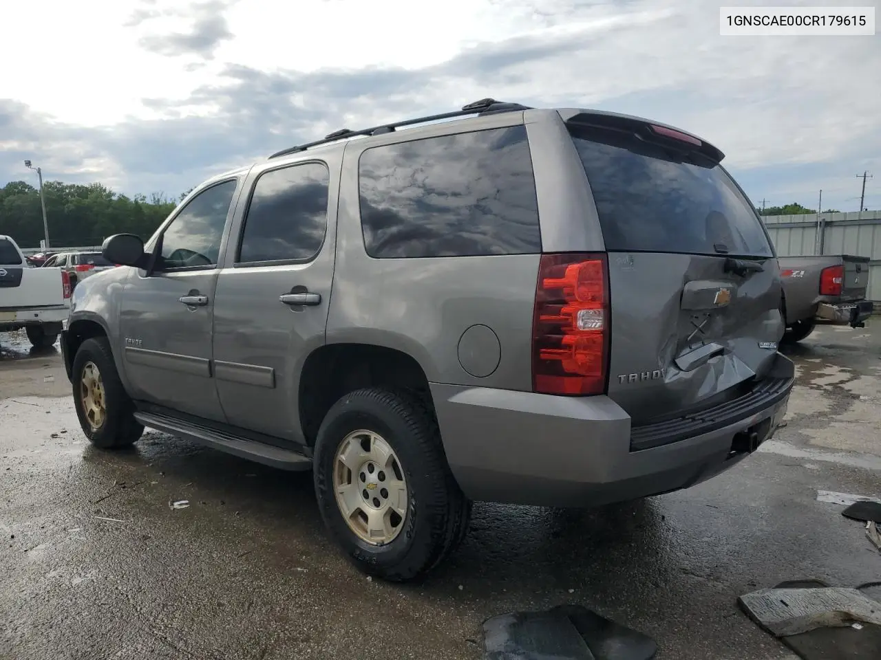 2012 Chevrolet Tahoe C1500 Ls VIN: 1GNSCAE00CR179615 Lot: 55651675