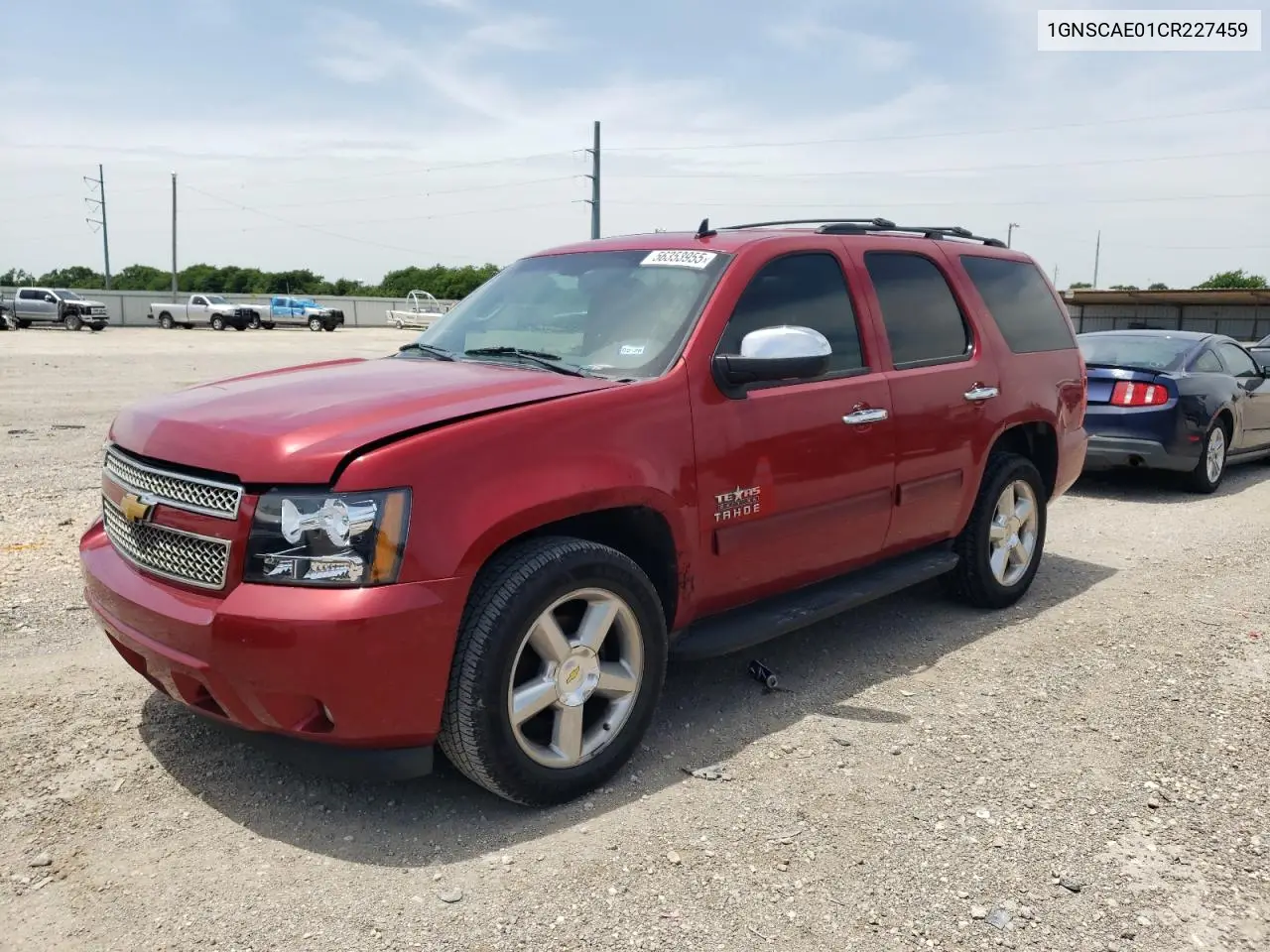 2012 Chevrolet Tahoe C1500 Ls VIN: 1GNSCAE01CR227459 Lot: 56353955