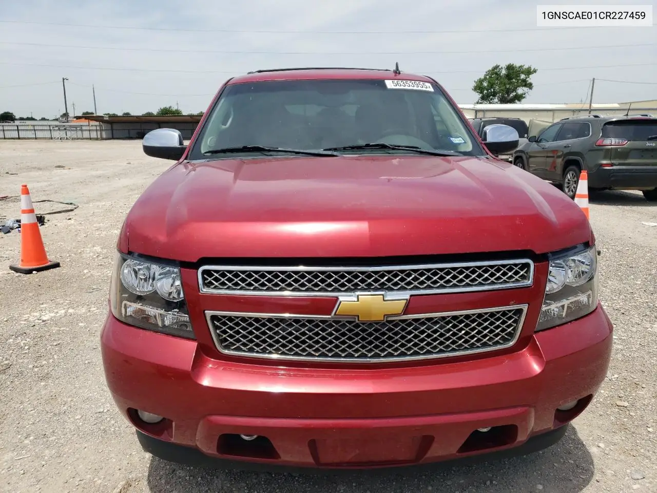 2012 Chevrolet Tahoe C1500 Ls VIN: 1GNSCAE01CR227459 Lot: 56353955