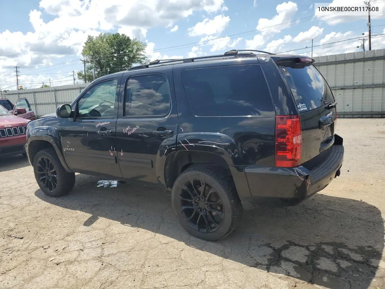2012 Chevrolet Tahoe K1500 Lt VIN: 1GNSKBE00CR117608 Lot: 62828395
