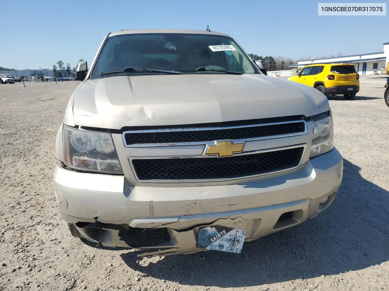 2013 Chevrolet Tahoe C1500 Lt VIN: 1GNSCBE07DR317075 Lot: 46725995