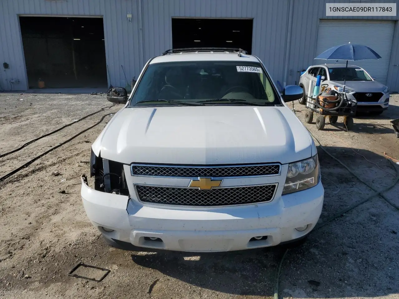 2013 Chevrolet Tahoe C1500 Ls VIN: 1GNSCAE09DR117843 Lot: 52773565