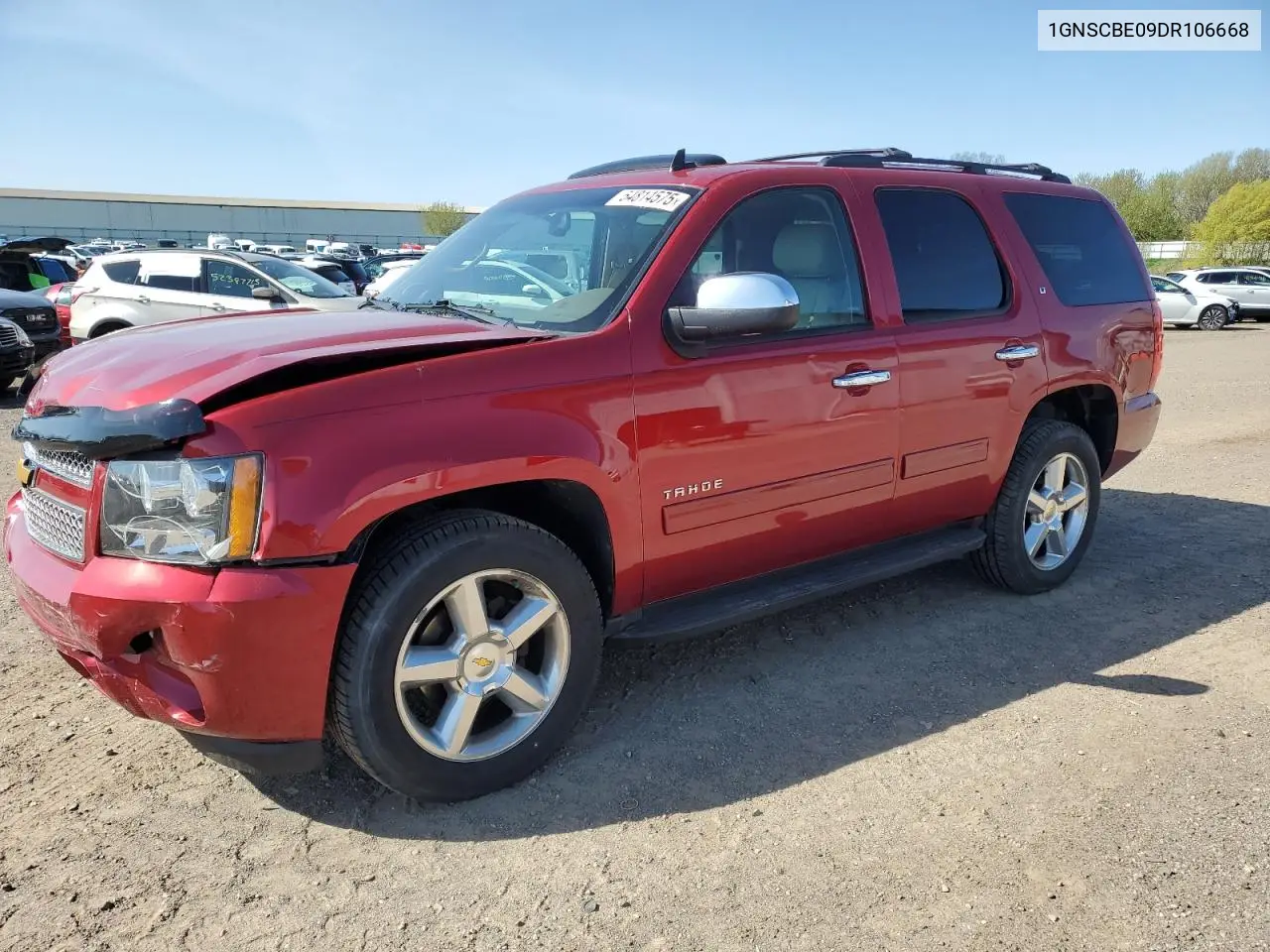 2013 Chevrolet Tahoe C1500 Lt VIN: 1GNSCBE09DR106668 Lot: 54814575
