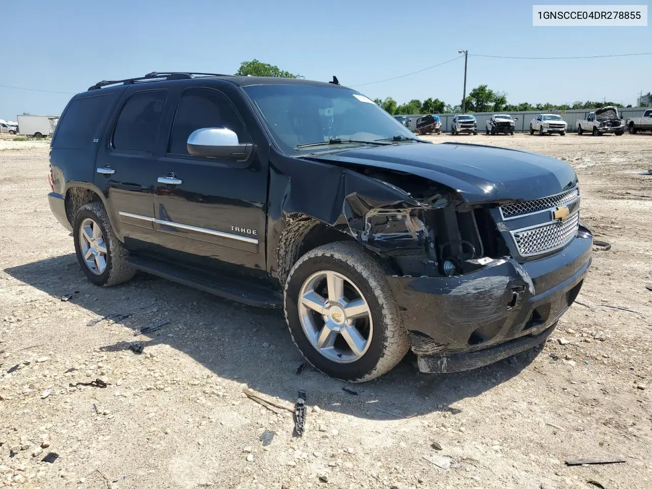 2013 Chevrolet Tahoe C1500 Ltz VIN: 1GNSCCE04DR278855 Lot: 55980615