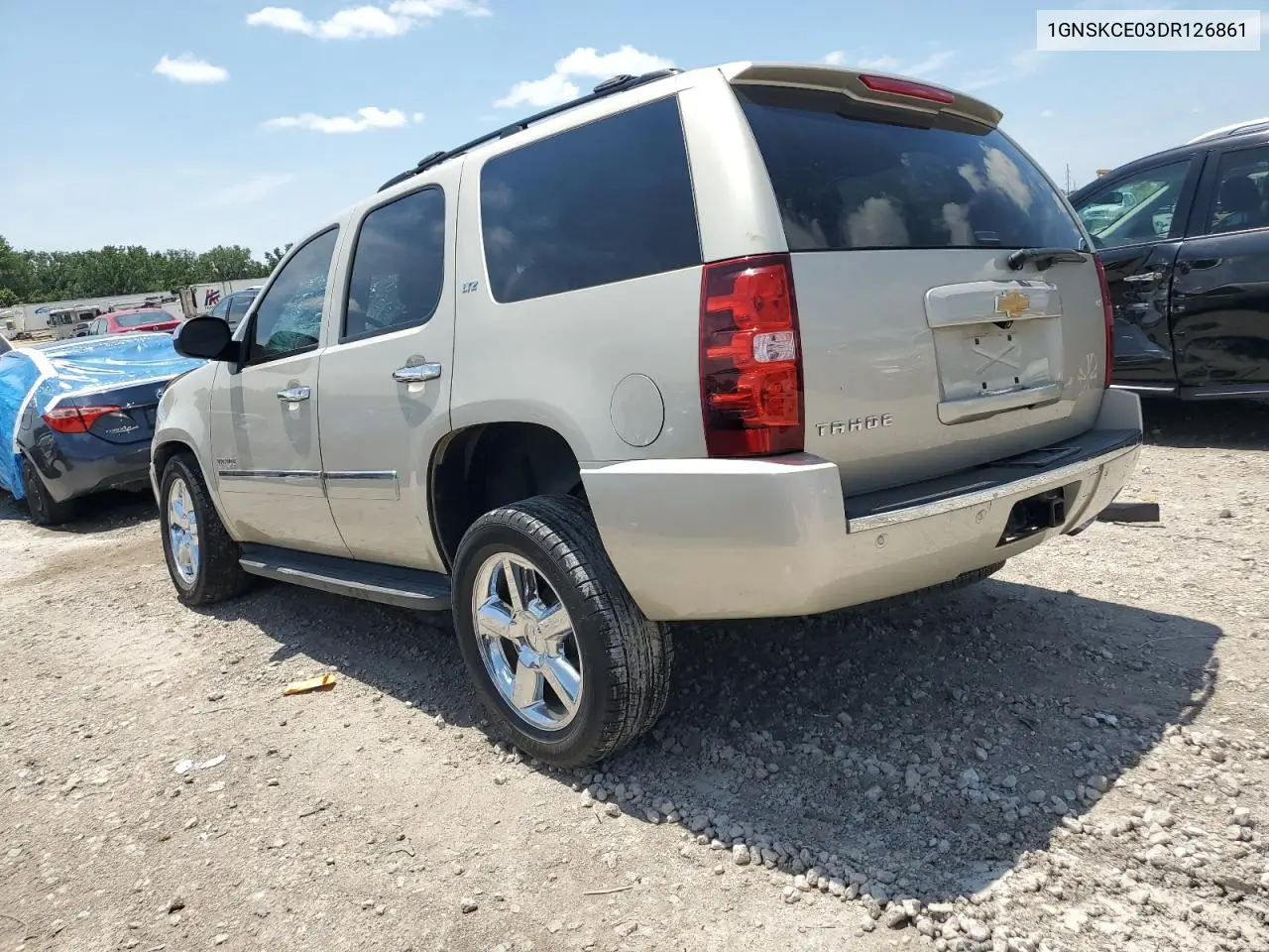 2013 Chevrolet Tahoe K1500 Ltz VIN: 1GNSKCE03DR126861 Lot: 62776505