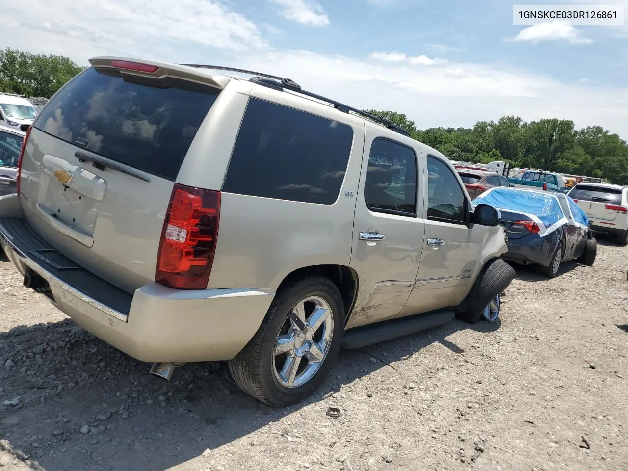 2013 Chevrolet Tahoe K1500 Ltz VIN: 1GNSKCE03DR126861 Lot: 62776505