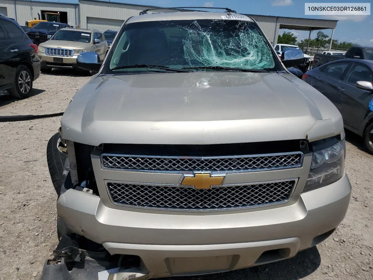 2013 Chevrolet Tahoe K1500 Ltz VIN: 1GNSKCE03DR126861 Lot: 62776505