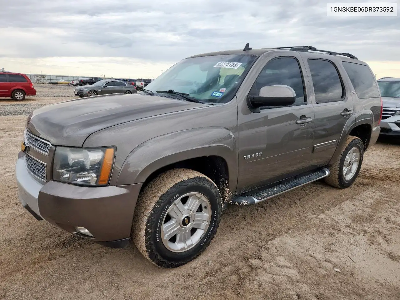 2013 Chevrolet Tahoe K1500 Lt VIN: 1GNSKBE06DR373592 Lot: 62845735