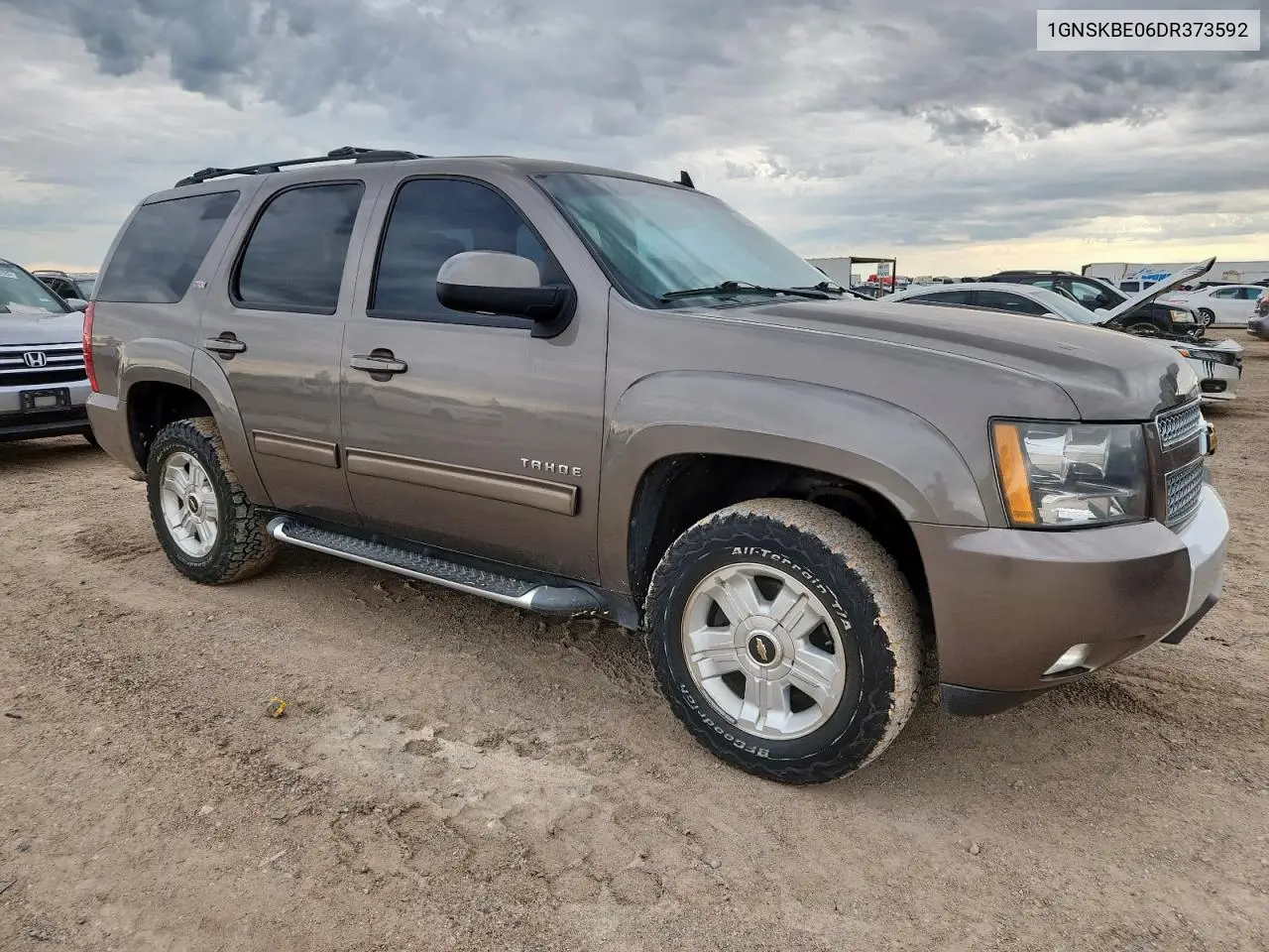 2013 Chevrolet Tahoe K1500 Lt VIN: 1GNSKBE06DR373592 Lot: 62845735