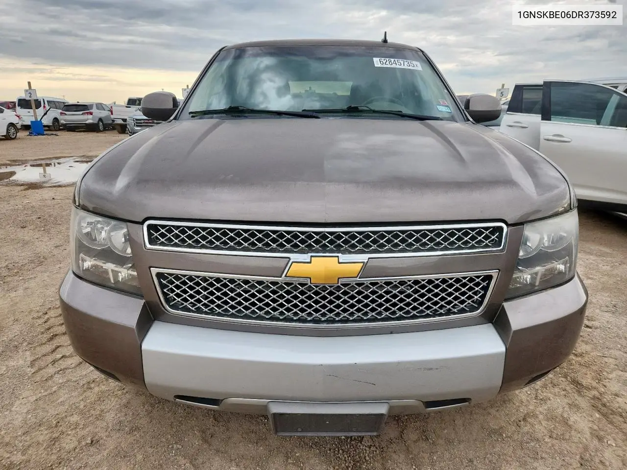 2013 Chevrolet Tahoe K1500 Lt VIN: 1GNSKBE06DR373592 Lot: 62845735