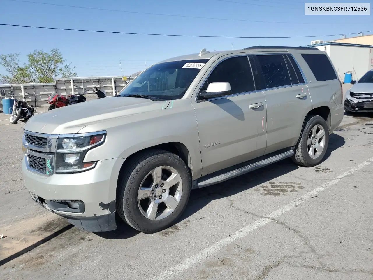 2015 Chevrolet Tahoe K1500 Lt VIN: 1GNSKBKC3FR712536 Lot: 52638255