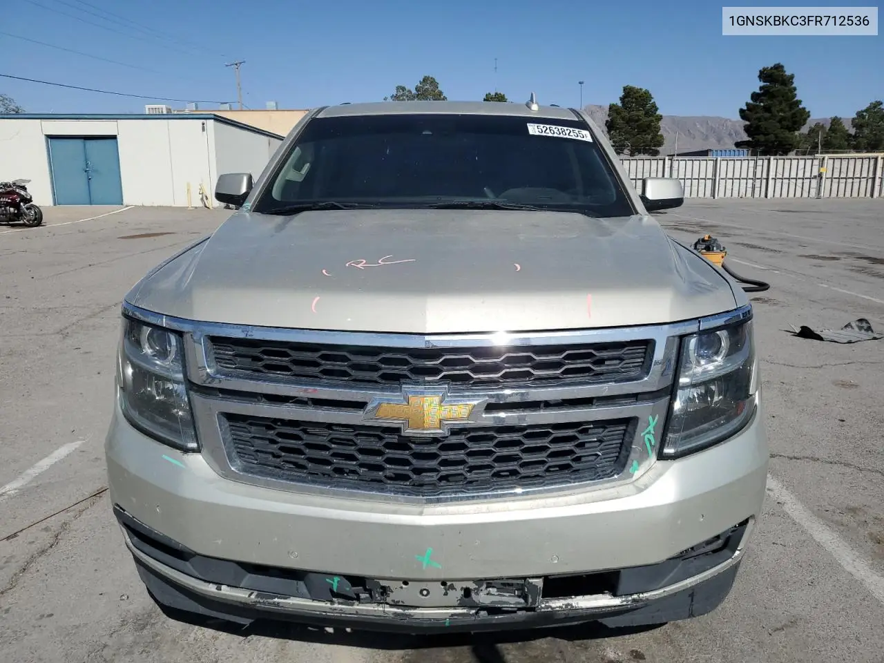 2015 Chevrolet Tahoe K1500 Lt VIN: 1GNSKBKC3FR712536 Lot: 52638255