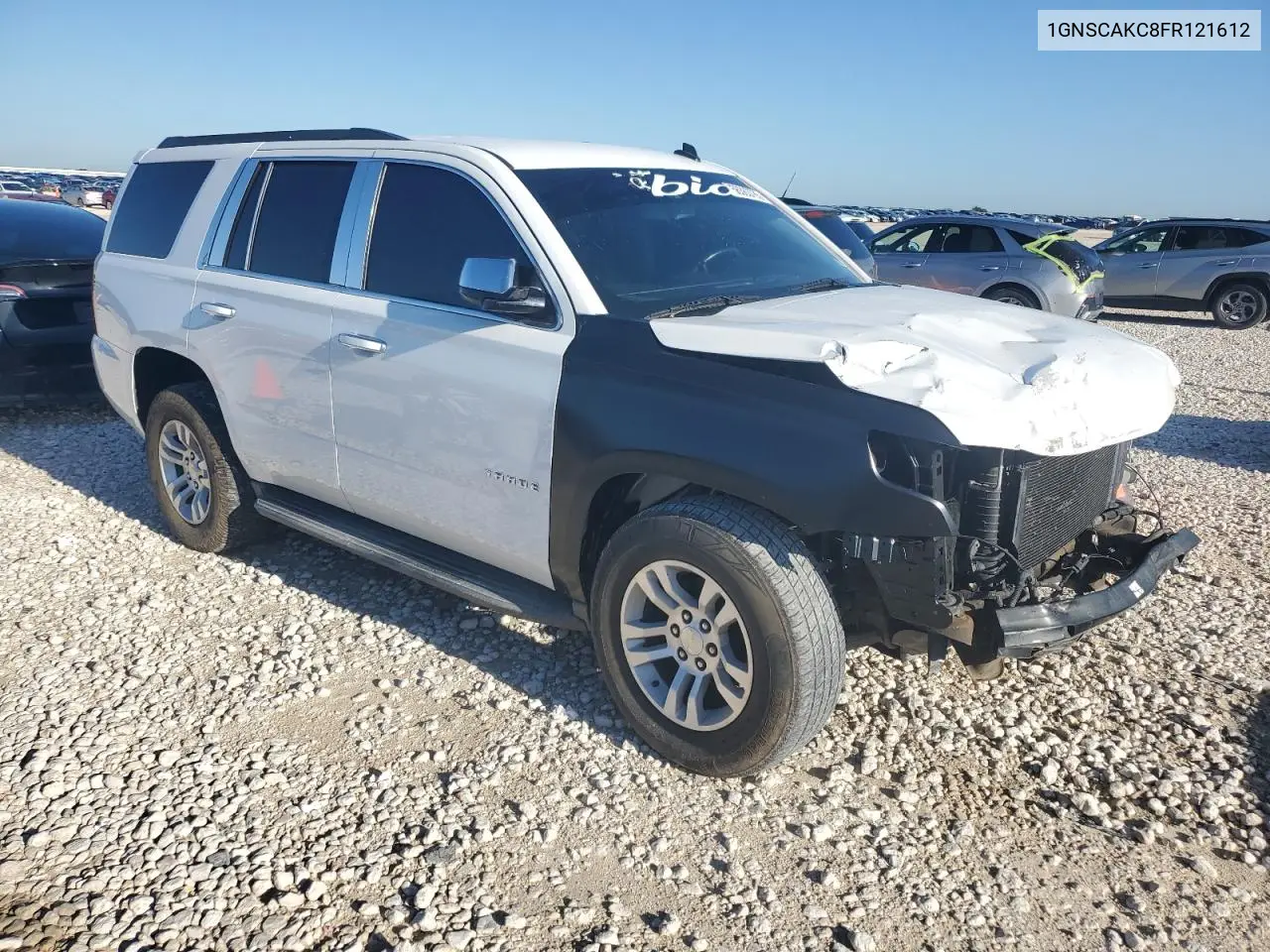 2015 Chevrolet Tahoe C1500 Ls VIN: 1GNSCAKC8FR121612 Lot: 56363785