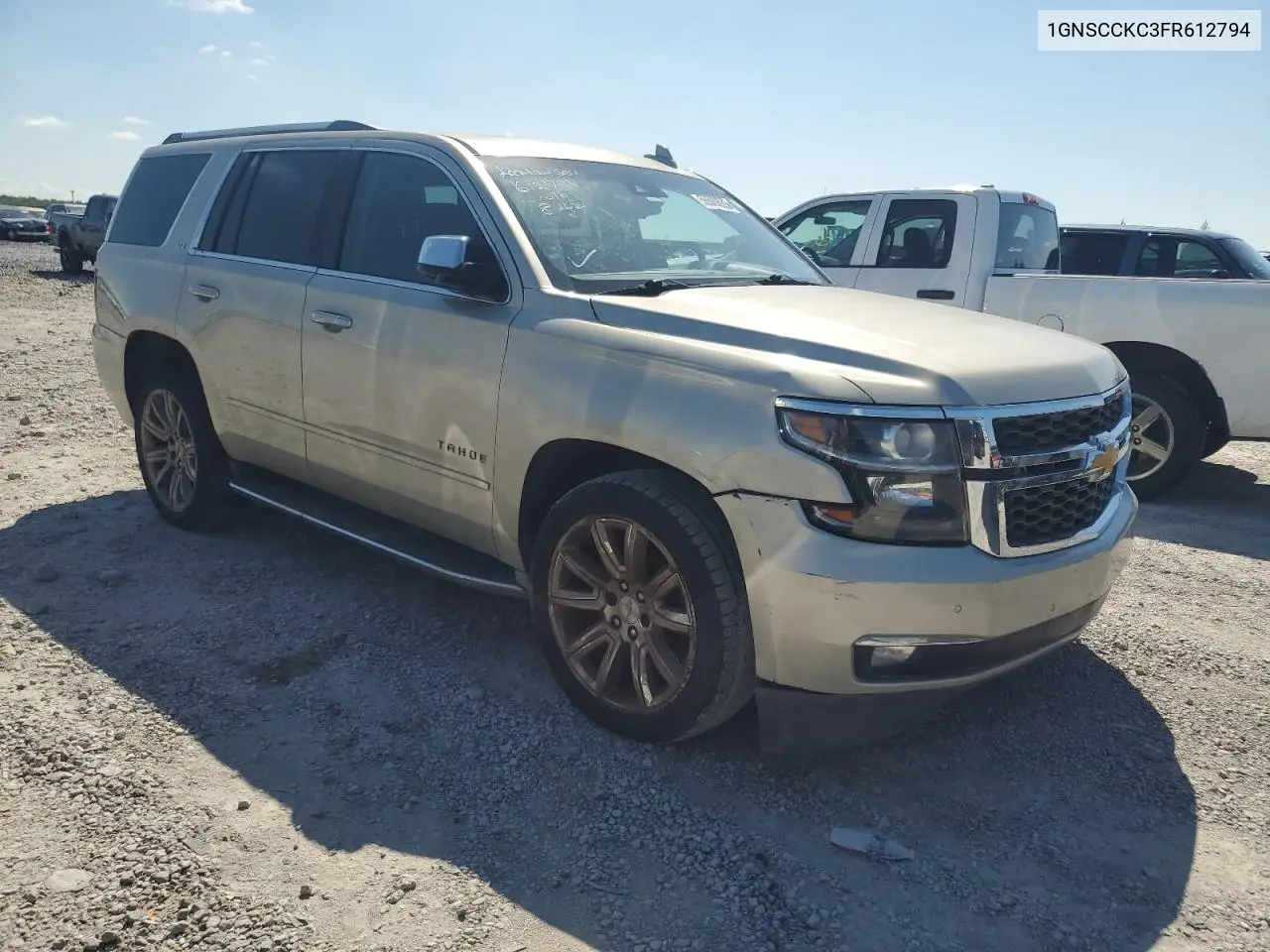 2015 Chevrolet Tahoe C1500 Ltz VIN: 1GNSCCKC3FR612794 Lot: 56589635