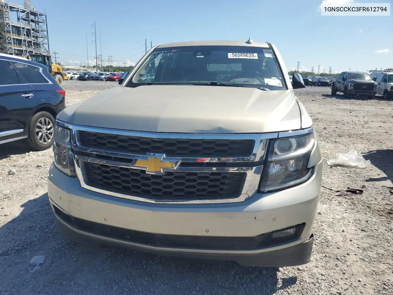2015 Chevrolet Tahoe C1500 Ltz VIN: 1GNSCCKC3FR612794 Lot: 56589635