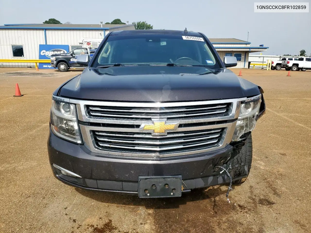 2015 Chevrolet Tahoe C1500 Ltz VIN: 1GNSCCKC8FR102859 Lot: 56755555