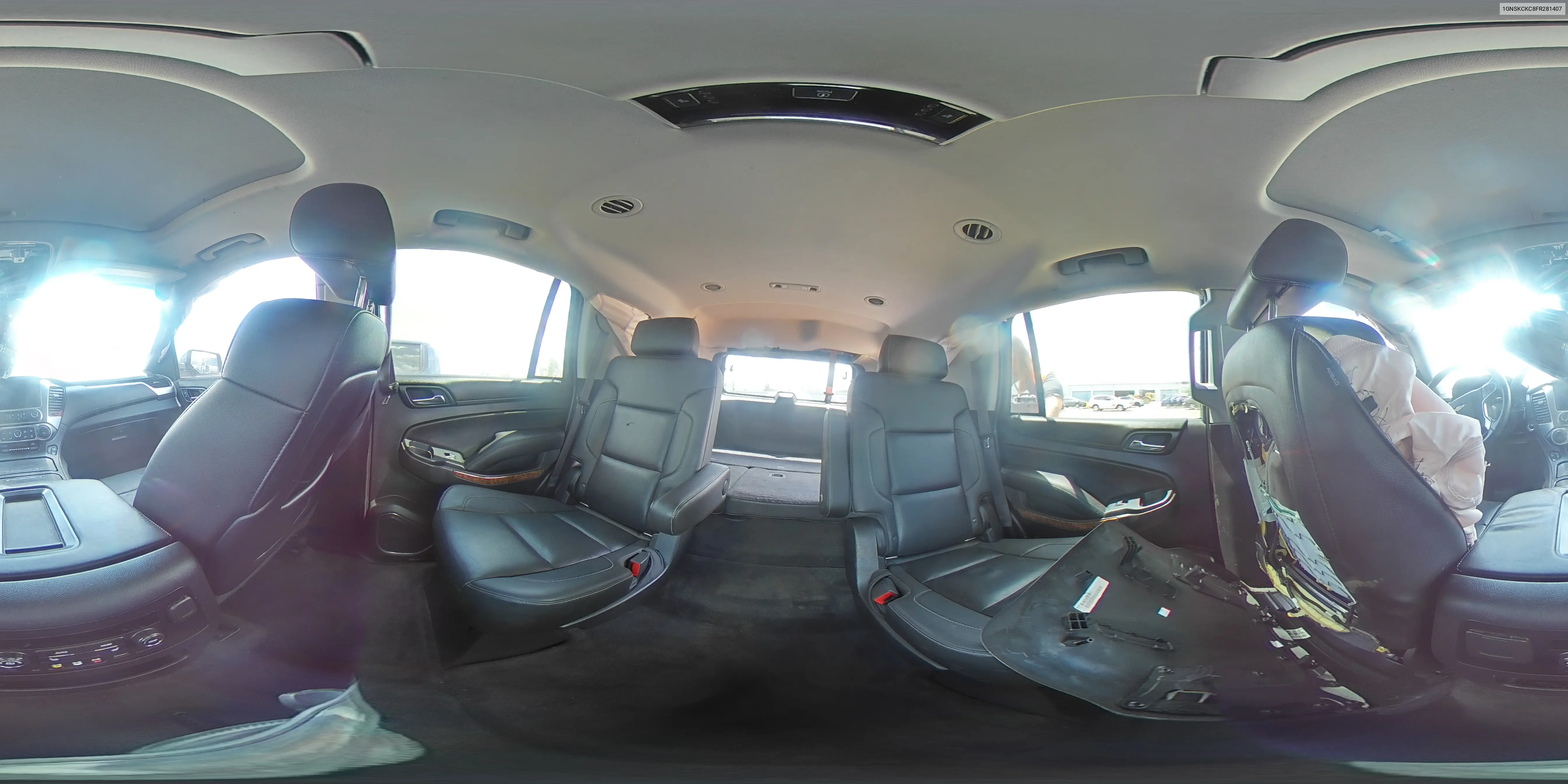 2015 Chevrolet Tahoe K1500 Ltz VIN: 1GNSKCKC8FR281407 Lot: 56918415