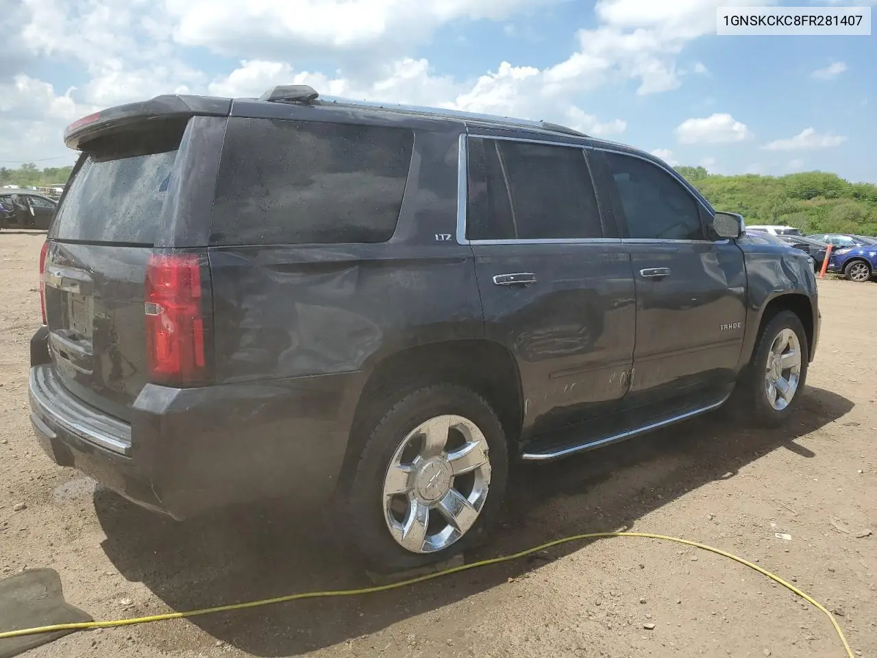 2015 Chevrolet Tahoe K1500 Ltz VIN: 1GNSKCKC8FR281407 Lot: 56918415
