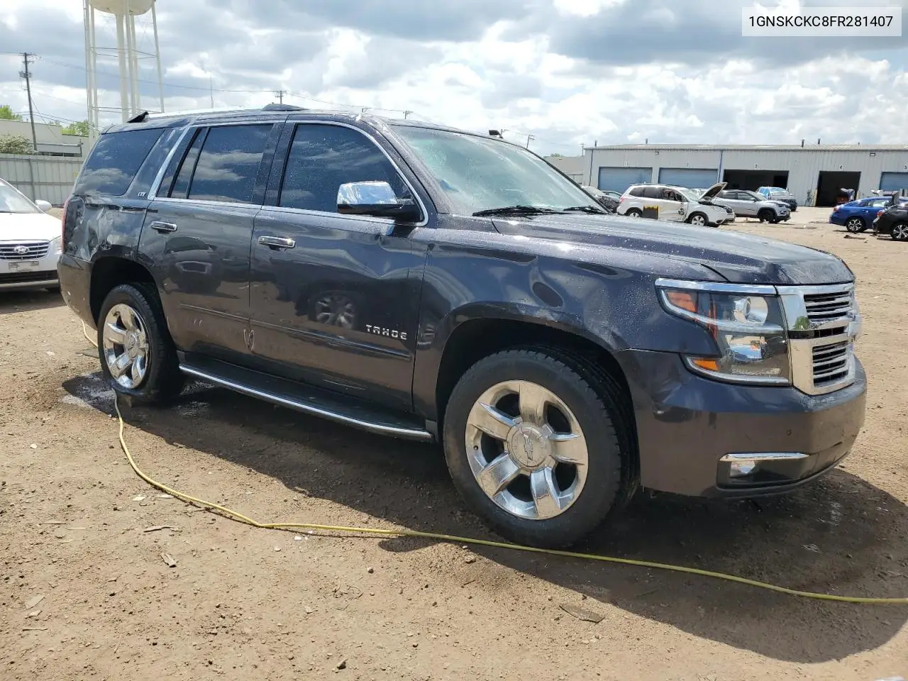 2015 Chevrolet Tahoe K1500 Ltz VIN: 1GNSKCKC8FR281407 Lot: 56918415