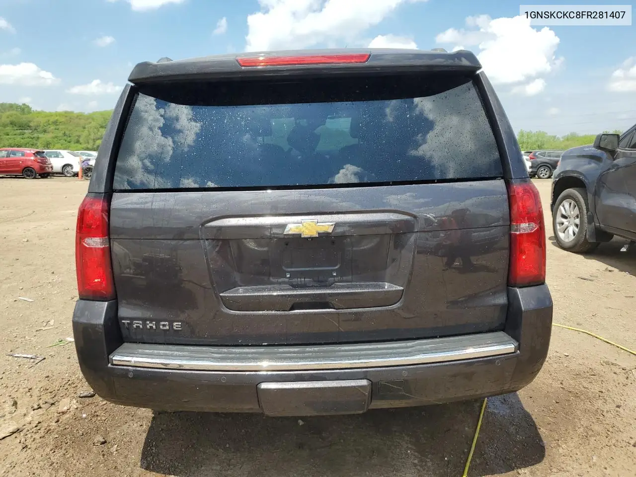 2015 Chevrolet Tahoe K1500 Ltz VIN: 1GNSKCKC8FR281407 Lot: 56918415