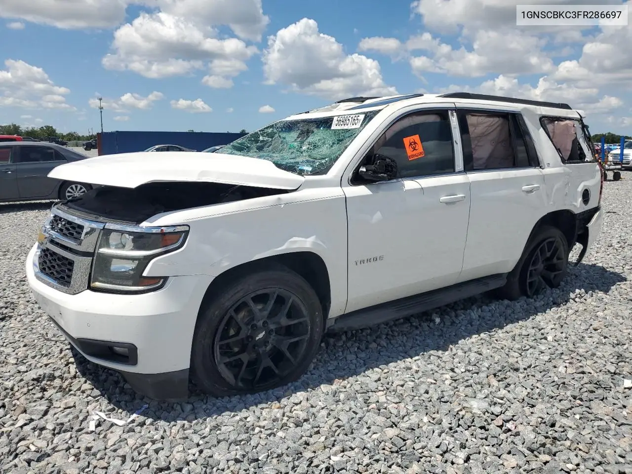 2015 Chevrolet Tahoe C1500 Lt VIN: 1GNSCBKC3FR286697 Lot: 56985165